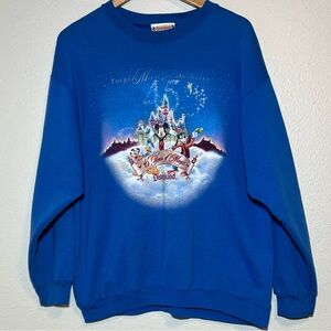 Vintage Disneyland 45 Years of Magic Sweatshirt Mickey & Friends Crewneck